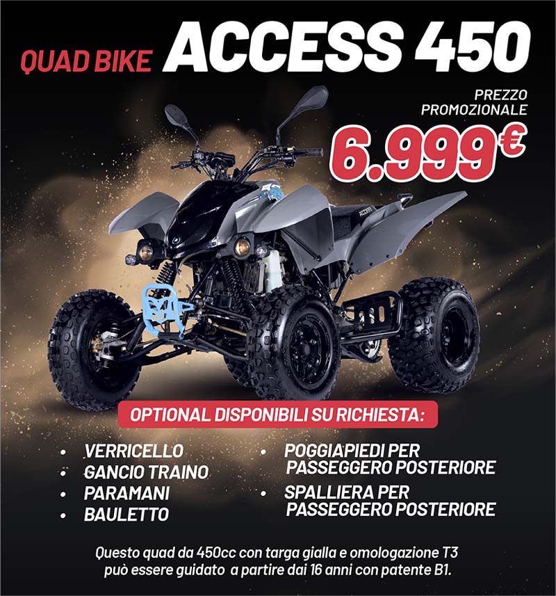 Offerta Quad Access 450 Compatto Motors Fiera Agricola